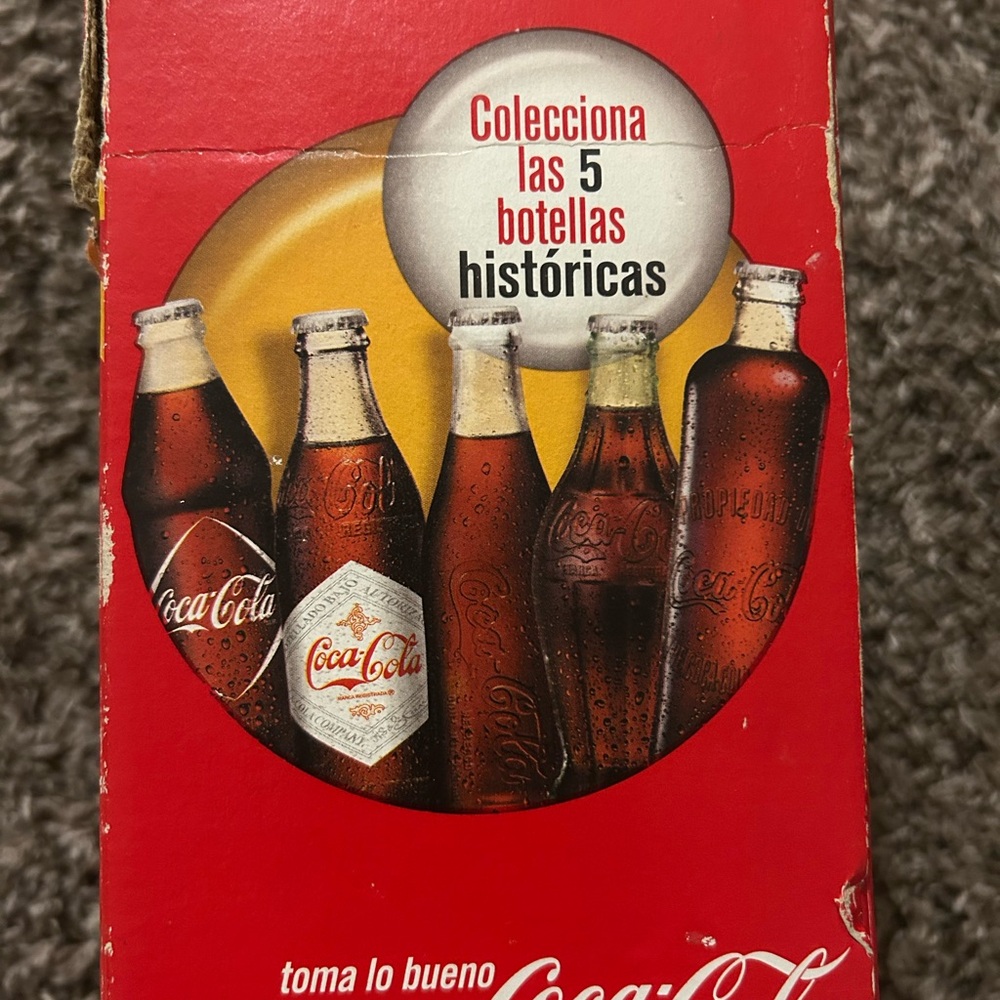 Coca-Cola 80th Anniversary Bottle Collection - Red and Orange